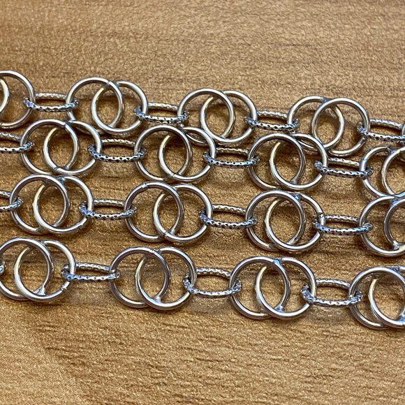 Gorgeous 925 sterling silver link chain necklace - 58"!!! - Picture 4 of 8